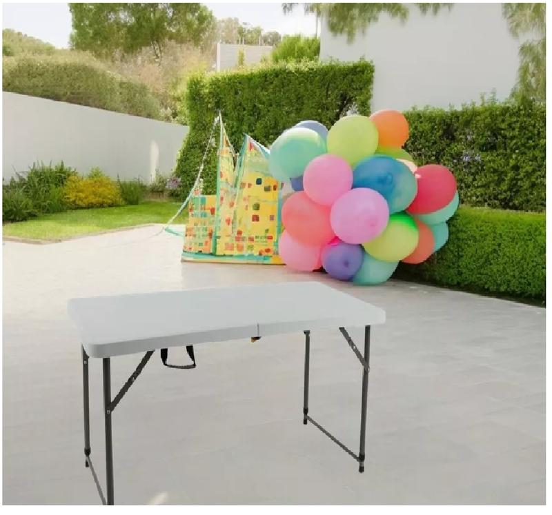 Camping Heavy Duty Folding Trestle Table Indoor Outdoor Party Picnic 4ft,5ft,6ft 3