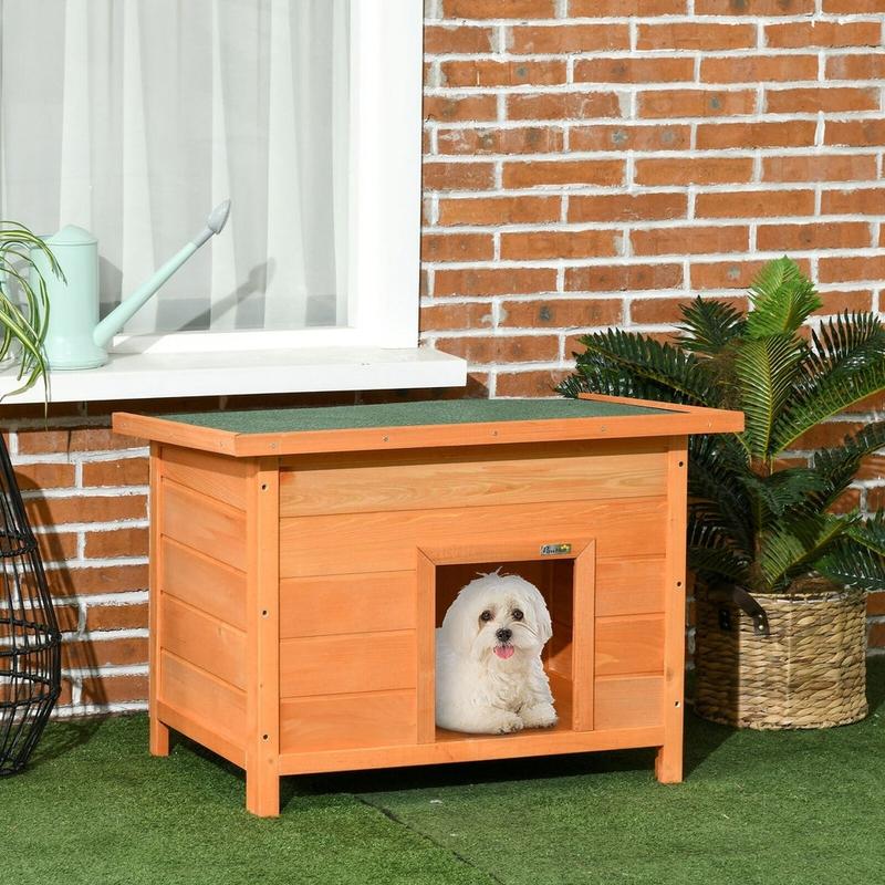 82Cm Wooden Dog Kennel House Garden Shelter Backyard Waterproof Pet Supplies 8