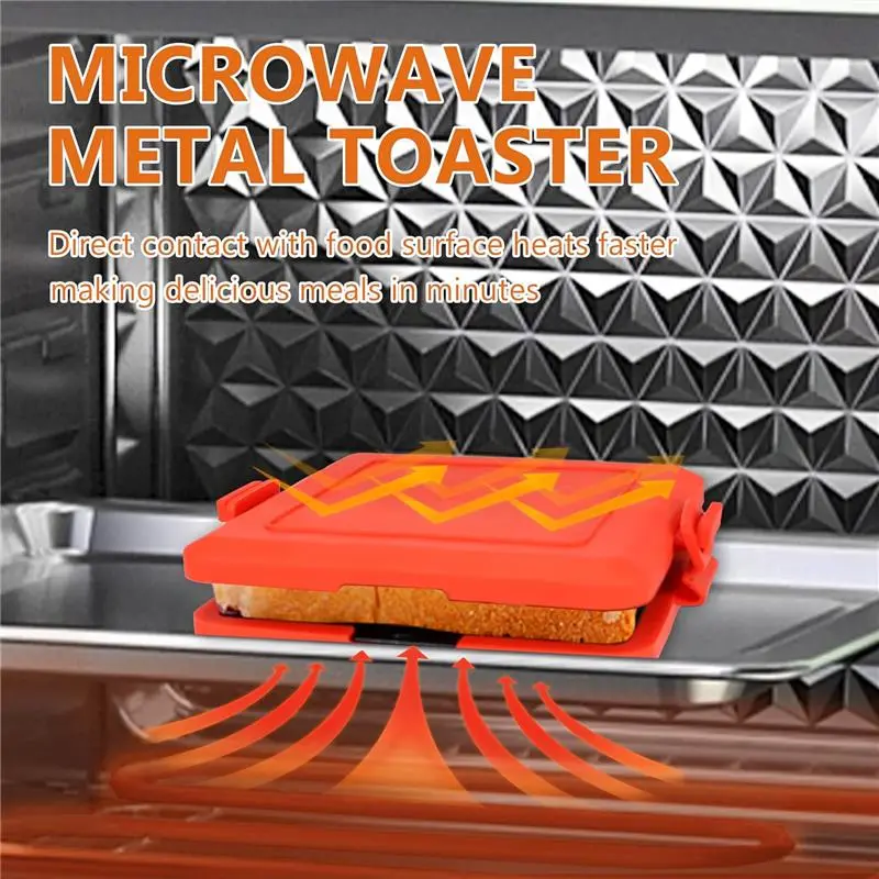Sandwich Maker, Micro Microwave Toastie Maker, Versatile Small Toaster 6