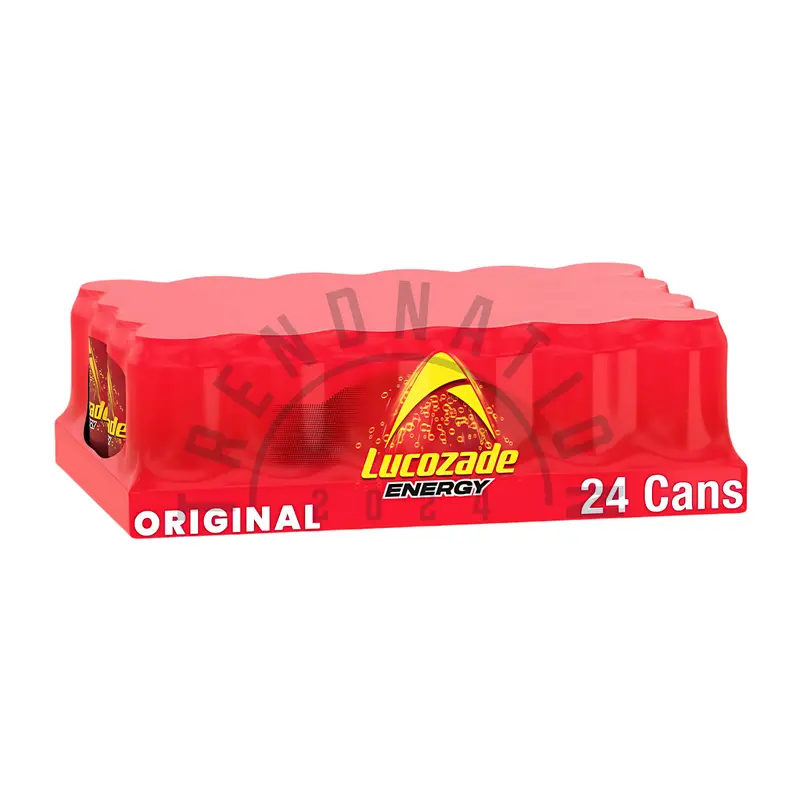 Lucozade Energy Cans 24 Pack (24 x 330ml) Original and Orange Flavour Fizzy Drinks Sport Beverage 5
