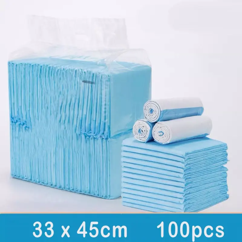 100 Puppy Training Trainer Train Pads Toilet Pee Wee Poo Dog Pet Cat Mats 8