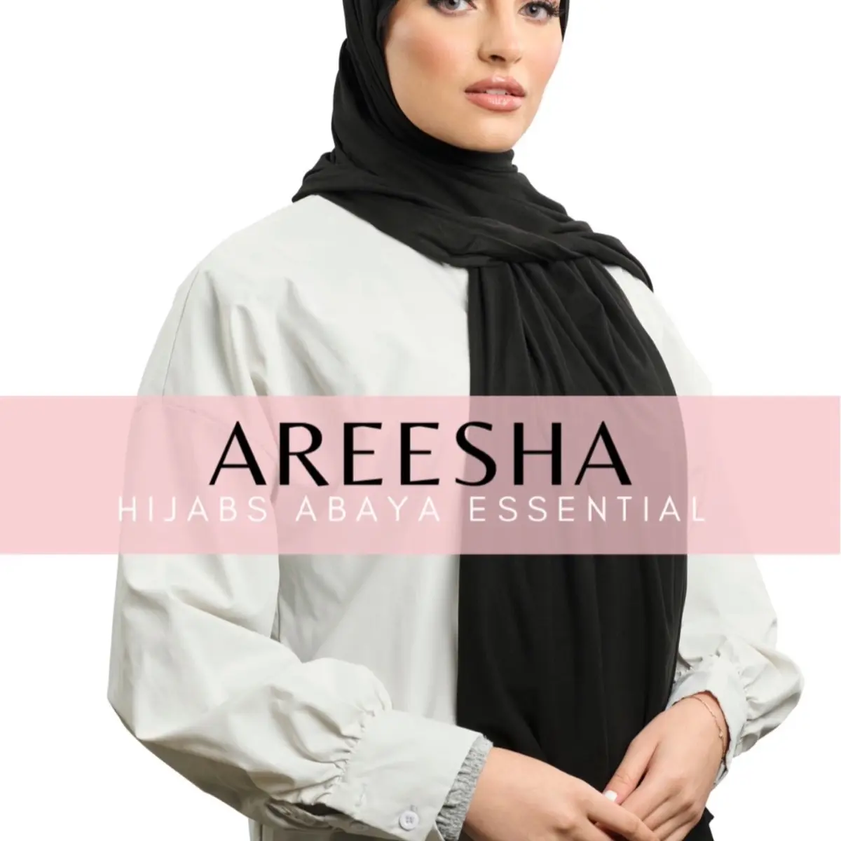 AREESHA Premium Chiffon Scarf Hijab Shawl Wrap - Made in Dubai