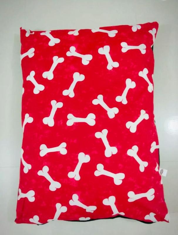 Large & Extra Large Polycotton Dog Bed | Random Colours Washable Zipped Cushion | Soft Cosy Dog Replaceable Zipped Washable Cover Pet Dog Bed Supplies Pet Pillow Available In Random Colours |Pet Dog Bed Cat Beds Luxury Soft Washable Puppy Cushion Pet 5