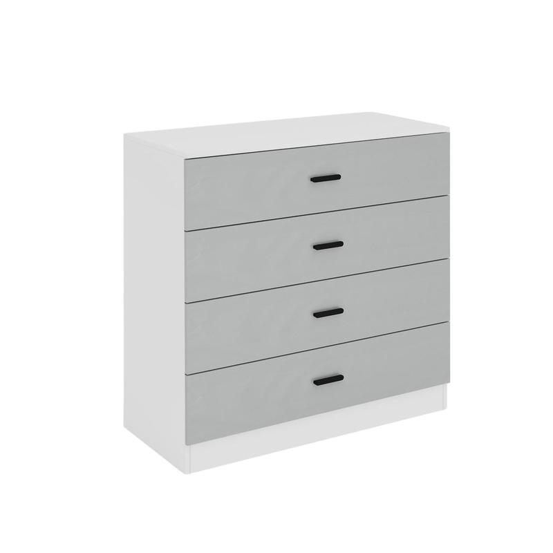 Contemporary White Chest of 4 Drawers For Good Storage 8