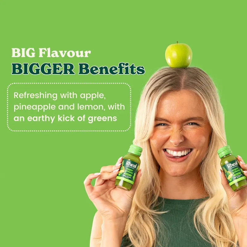 Rheal Super Greens Shot: Daily Immunity Shots (14 Day Supply) 3