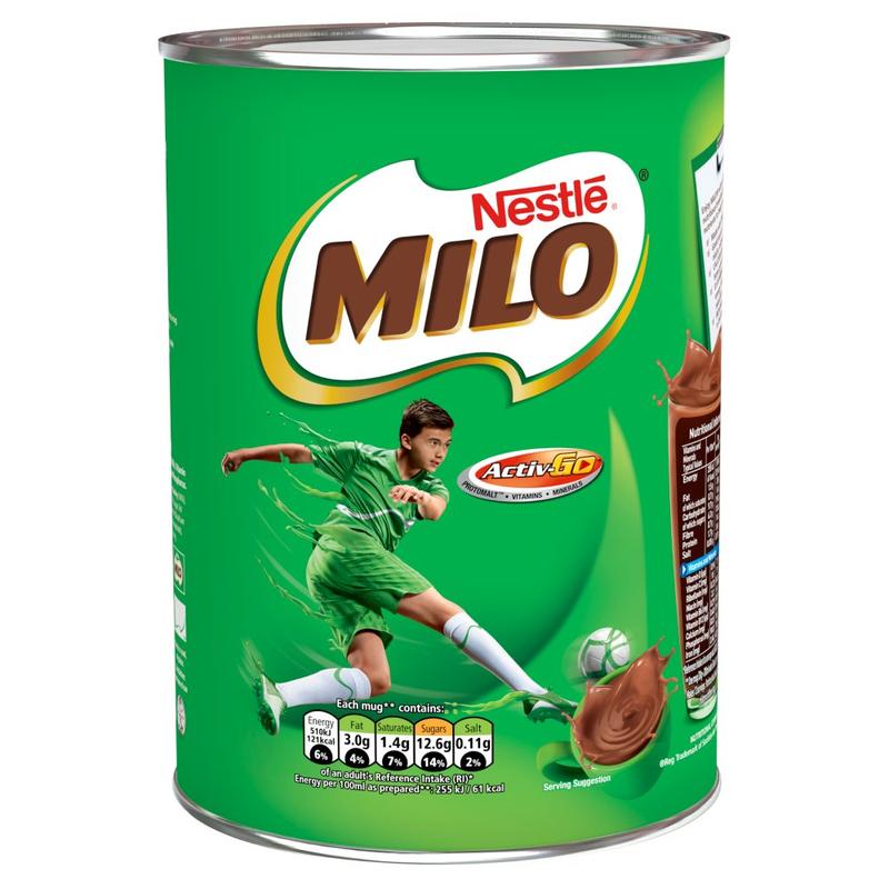 Milo Instant Malt Chocolate Drinking Powder Tin 400g (Singaporean) (Pack of 1) 0
