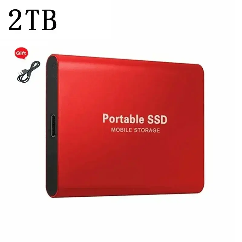 Portable SSD External Moblie Hard Drive High Speed 16TB 8TB Hard Disk for Desktop Mobile Laptop Comp 1