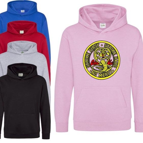 New Cobra Kai Hoodie Kids Unisex Karate Dojo Christmas Gift 4