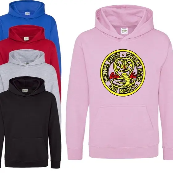 New Cobra Kai Hoodie Kids Unisex Karate Dojo Christmas Gift 4