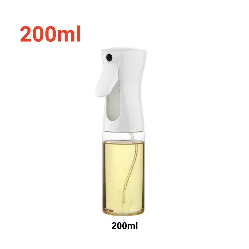 200ml Oil Spray Bottle Kitchen Cooking Olive Oil Dispenser Camping BBQ Baking Vinegar Soy Sauce Sprayer Containers multicoloured spray type oil  dispenser Transparent Utensils Air Fryer Nozzle 5
