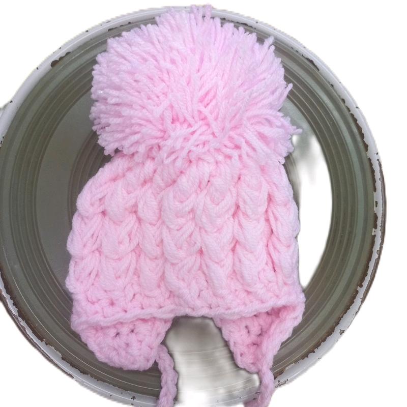 hand crochet unisex helmet style hats comes in 3 colours 5