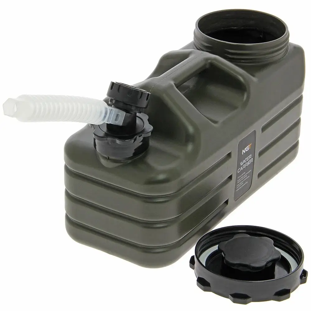 NGT Water Container - 5L Capacity with Tap Function and Funnel carp fishing tackle