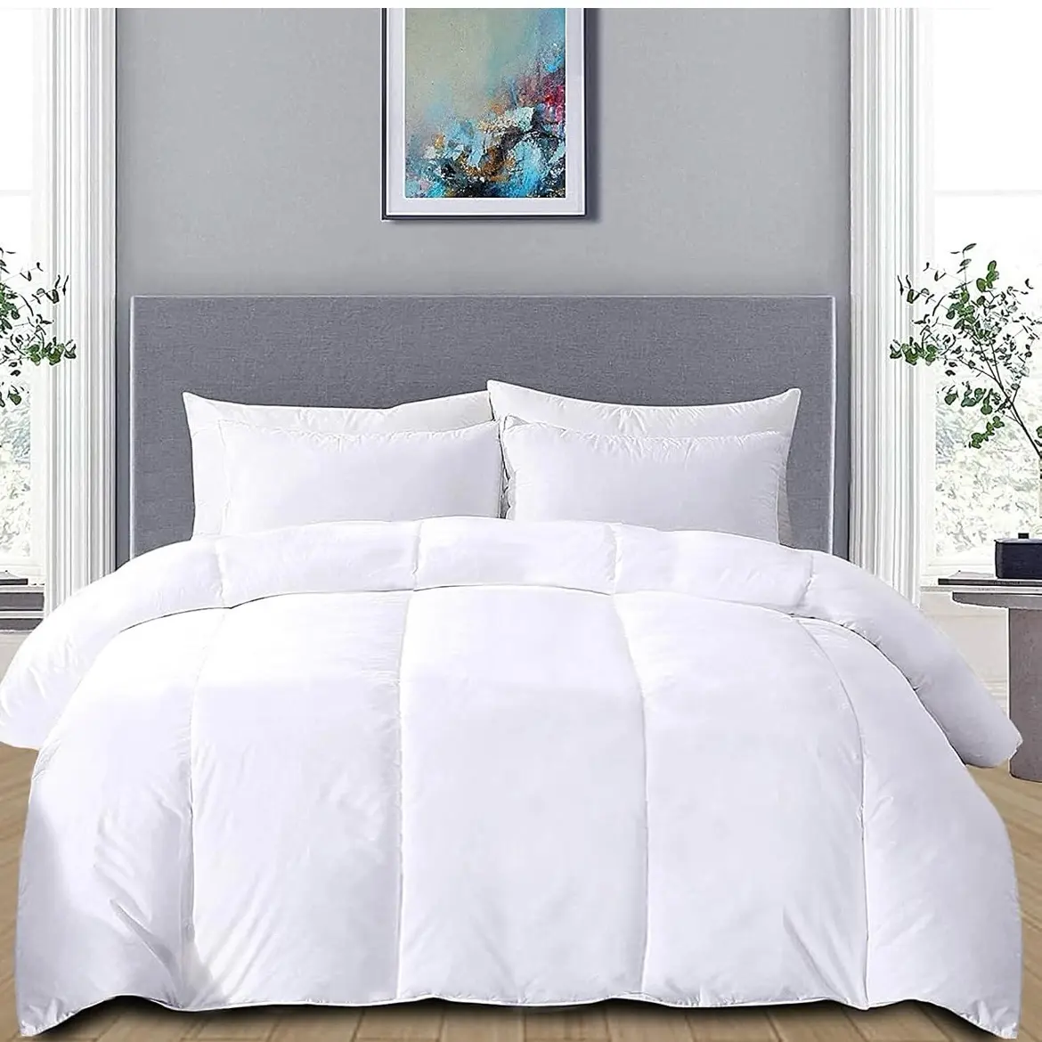 Luxury Hotel Quality Duvet with Microfibre Cotton Top - Bounce Back Fresh Hollow Fibre - 100% Polyester Filling bedding