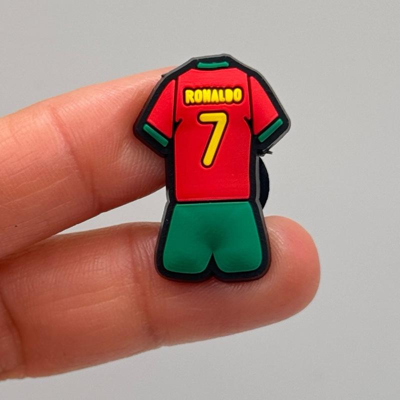 Football Shoe Charms for Croc shoe style -  Footwear- birthday gifts - cute and fun 5