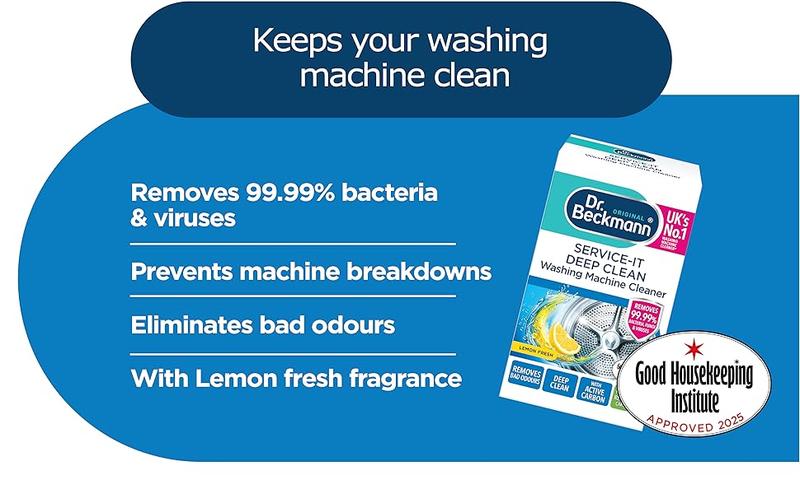 Product Introduction of Deep Clean Washing Machine Cleaner - Removes 99.99% of Bacteria, Fungi and Viruses - Eliminates Bad Odours - 250g - Household 2