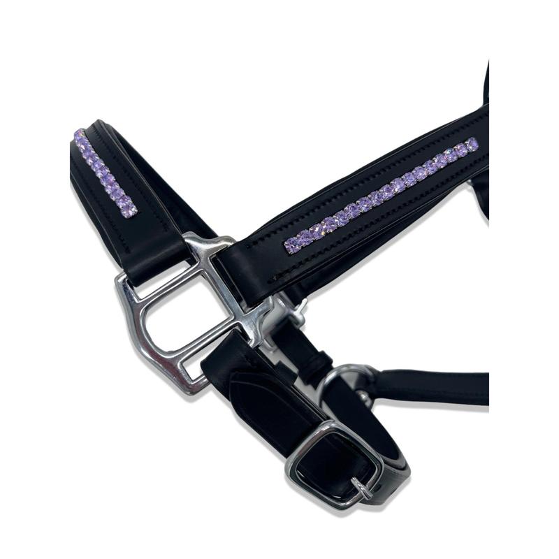 Lilac Leather Headcollar 1