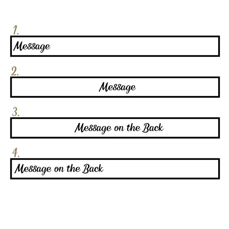 Set of 2 Personalised Wood Handmade Engraved Ruler 30 cm or 12 Inch 6