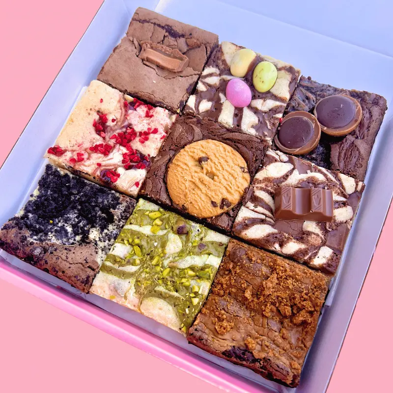 Blondies Bakes - Brownie & Blondie Mixed Box - 9 Flavours 2