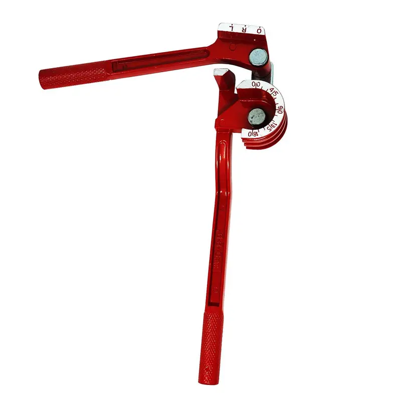 Dapetz Tube Bender 3 in 1 Tubing Bending Tools 6-10mm Manual Pipe Bender For Copper, Aluminum, Brass and Thin Steel Pipes- Red 2