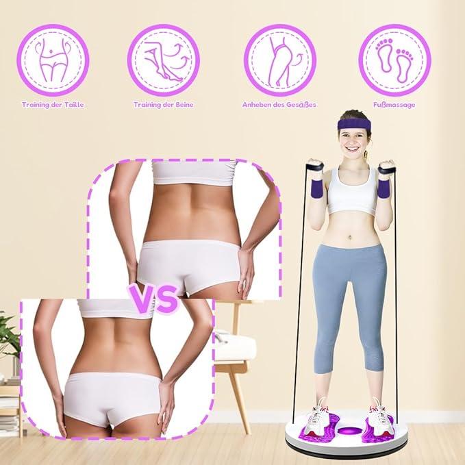 Waist Twist Disc, Waist Slimming Balance Rotating Disc Multi-functional Twist Board Exercise with Massage Foot Sole- Home Fitness Gym Equipment exercise  equipment 7
