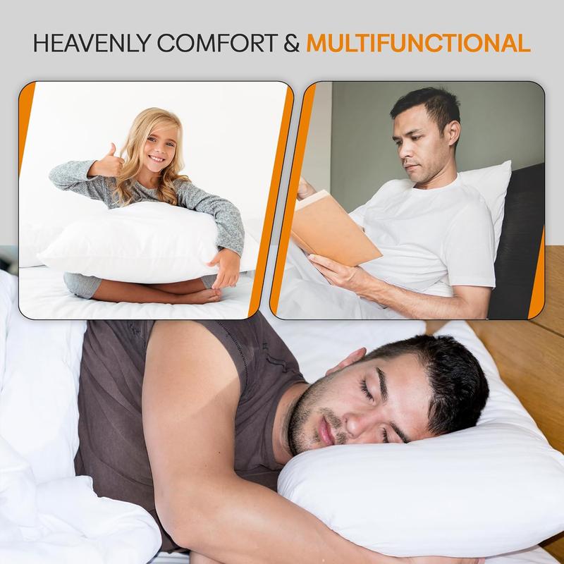 Hotel Quality PolyCotton Pillows | All Pack | Extra Filled Luxury Pillows - SAME DAY DISPATCH 6