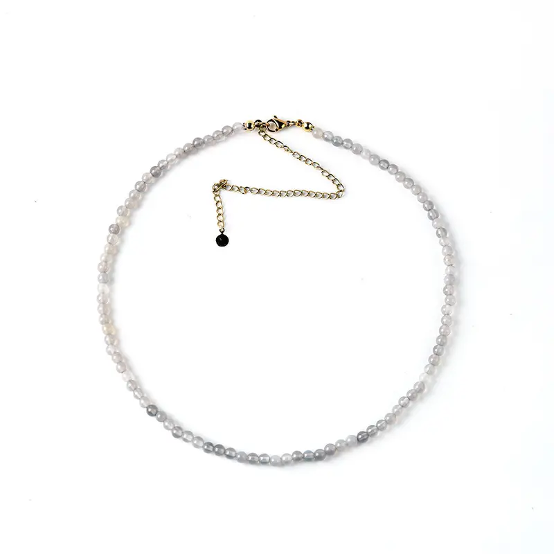 Natural Labadorite Healing Gemstone Beads  Necklace 1