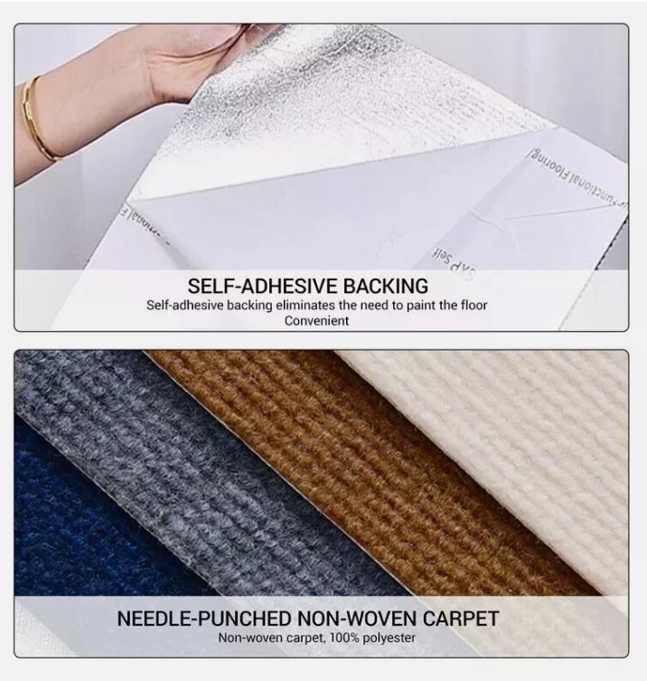 Product Introduction of 20X Self Adhesive Carpet Tiles Commercial Retail Office Home Flooring Floor Mat 1