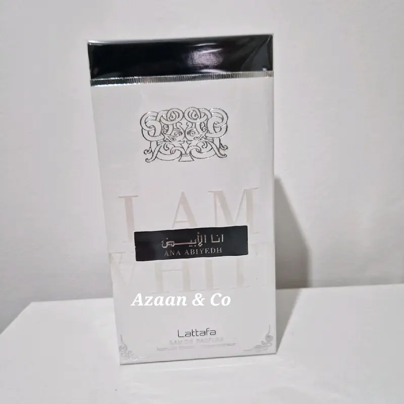 Ana Abiyedh Leather (I am White) Perfume Rouge Poudree Collection | Option to buy Individually or as a Set | 60ml EDP by Lattafa, 10ml Roll on Perfume Oil | Arabian Scents Fragrance Perfume Dubai Perfumes Eau De Parfum 3