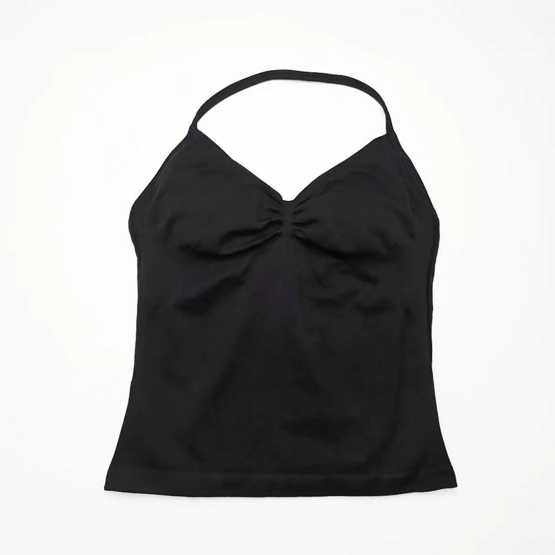 Women's Impact Longline Strappy Sports Yoga Vest Underwear Gym Beautiful Back Bra Running Workout Halter 6