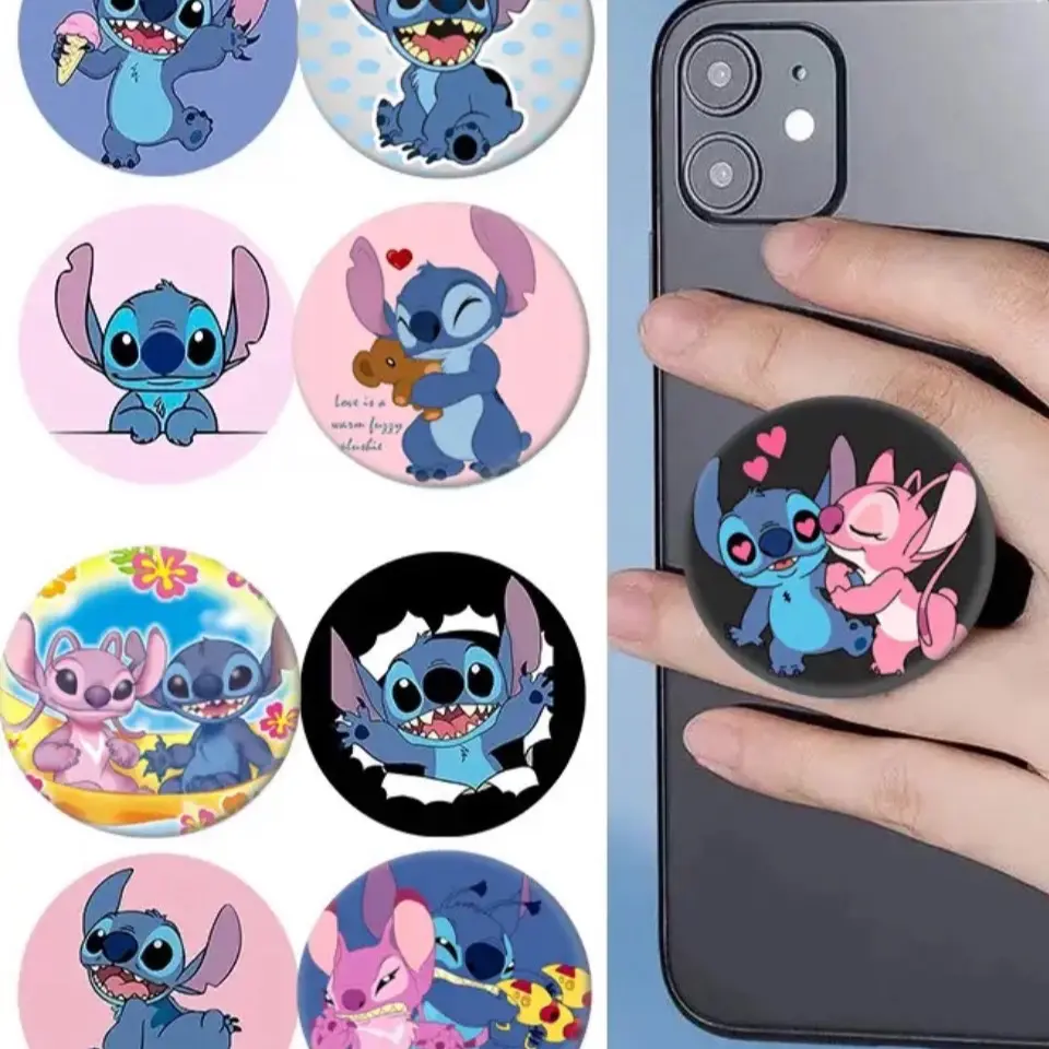 Stitch Mobile Holder Phone Cases Accessories - Stitch Folding Phone Stand Desktop Grip Tok Mobile Phone Bracket - Gifts Smartphone - 57 Different Design to Choose from