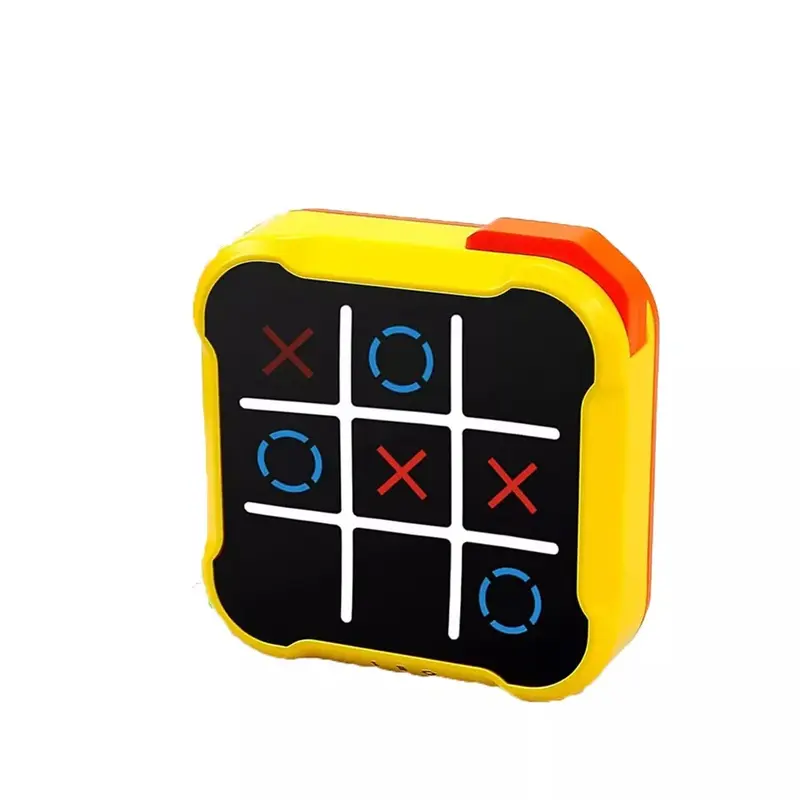 Handheld Puzzle Game Console - Portable Electronic Tic Tac Toe Game Toy - Travel-Friendly Brain Training Fun for Kids & Adults 1