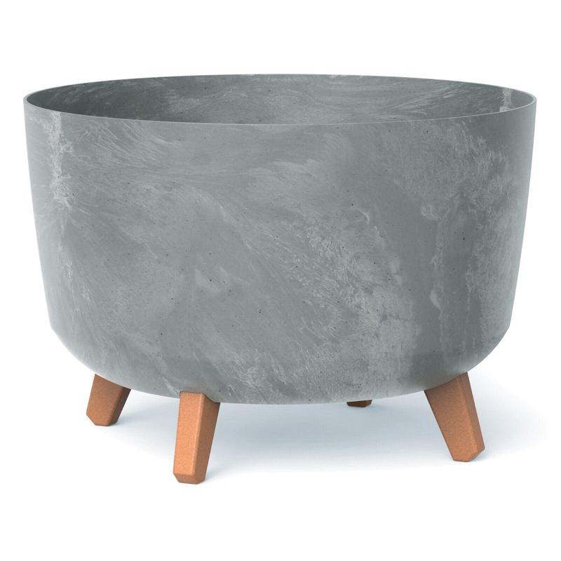 400mm Round Gracia Flower Pot with Case - 6