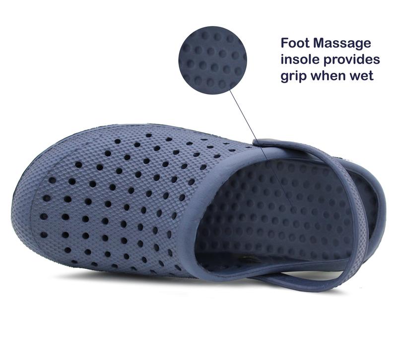 Product Introduction of Womens Ladies Clogs Breathable Lightweight Adjustable Slip On EVA Garden Nurse Hospital Ladies Beach Summer Shower Sandals Size UK 3 4 5 6 7 8 5