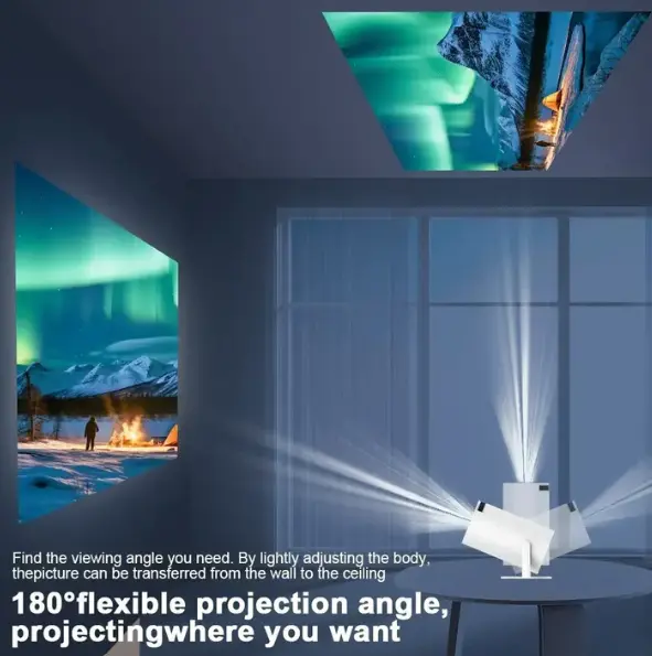 Projector Hy300 4K Audio Space Crystal - High Definition Projector 1
