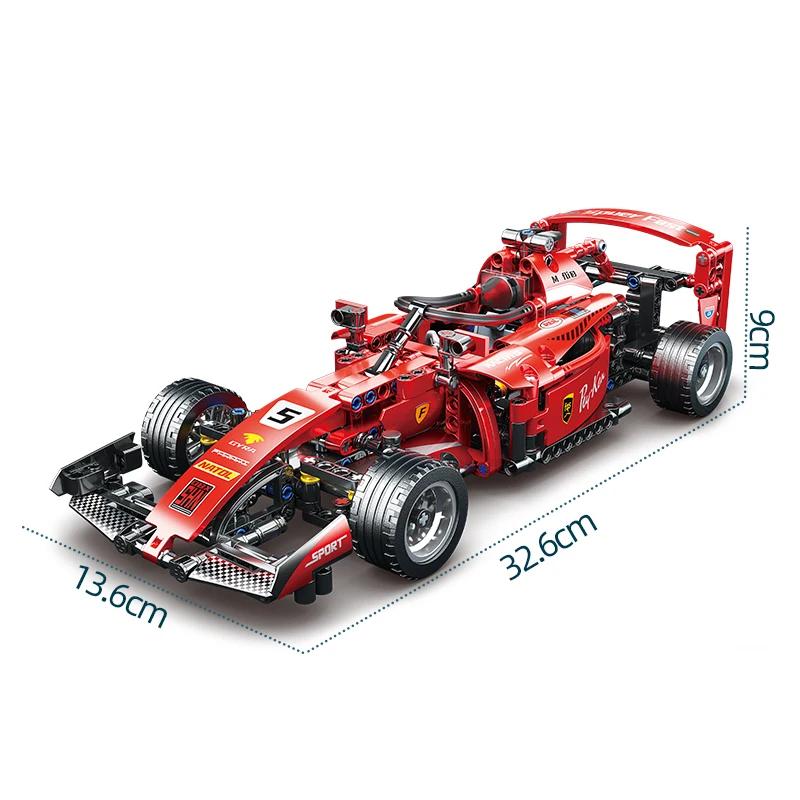 F1 RC Race Cars Building Sets MOC Remote Control Car Building Blocks Cool Collectible Model Car Kits Building Toys christmas toy 5