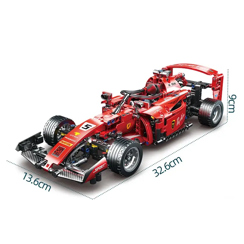 F1 RC Race Cars Building Sets MOC Remote Control Car Building Blocks Cool Collectible Model Car Kits Building Toys christmas toy 5