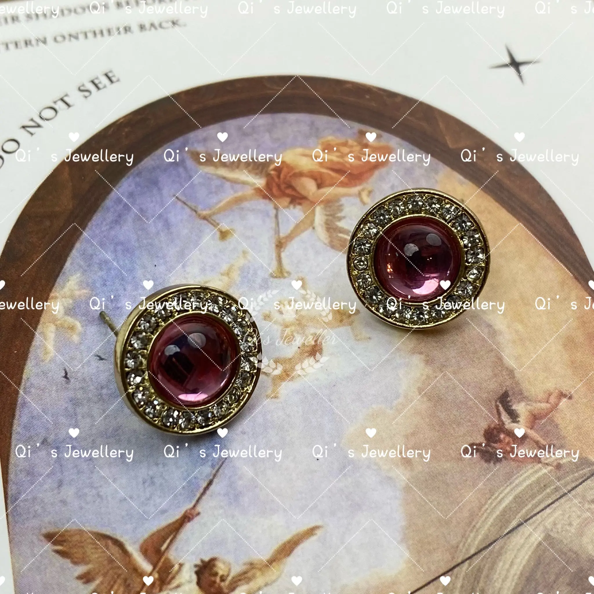 Elegant Purple Stud Earrings for Women - Perfect for Any Occasion