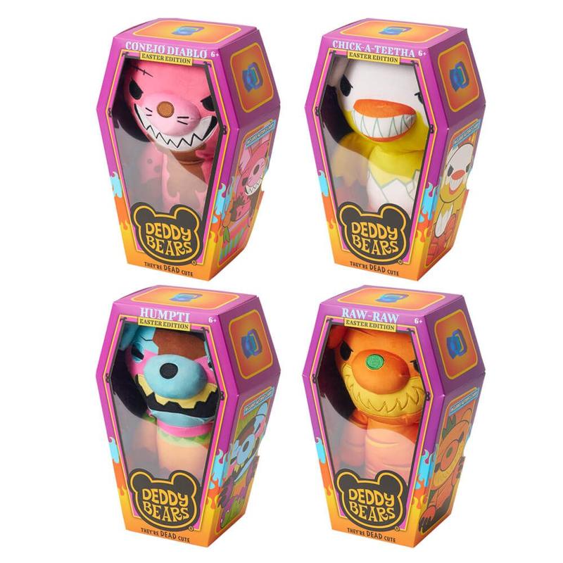 Deddy Bears Plush SERIES 1, 2, 3  and EASTER Bears They’re DEAD Cute Horror Plush Keychains 5" Coffin 12" Bags Bears 30cm Coffin Bears and Jumbo 40cm Bears 1