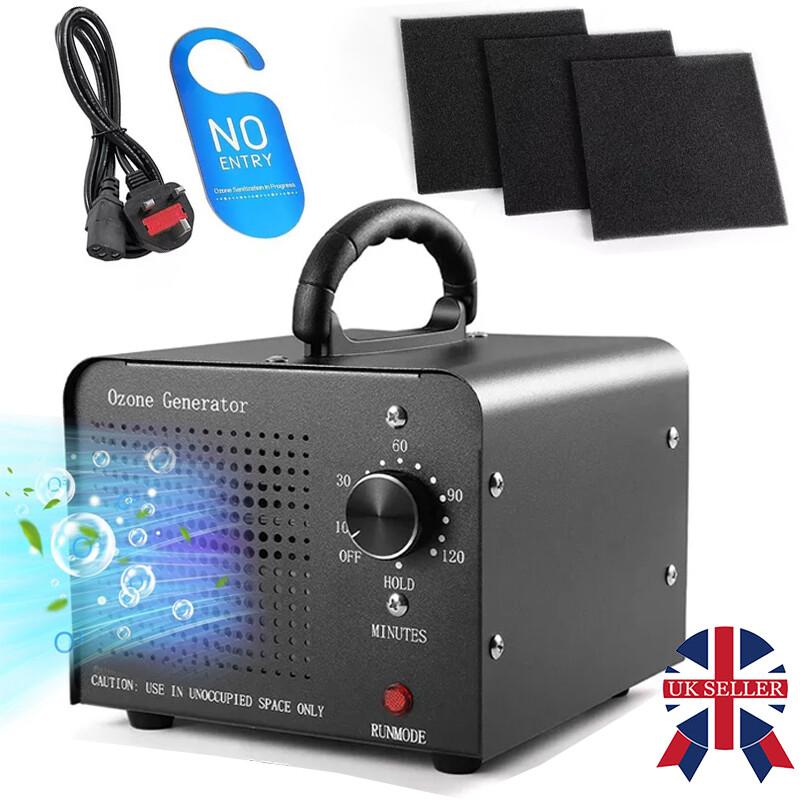 Commercial Ozone Generator Ozonizer Air Purifier Deodorizer Sterilizer Timer Car 8