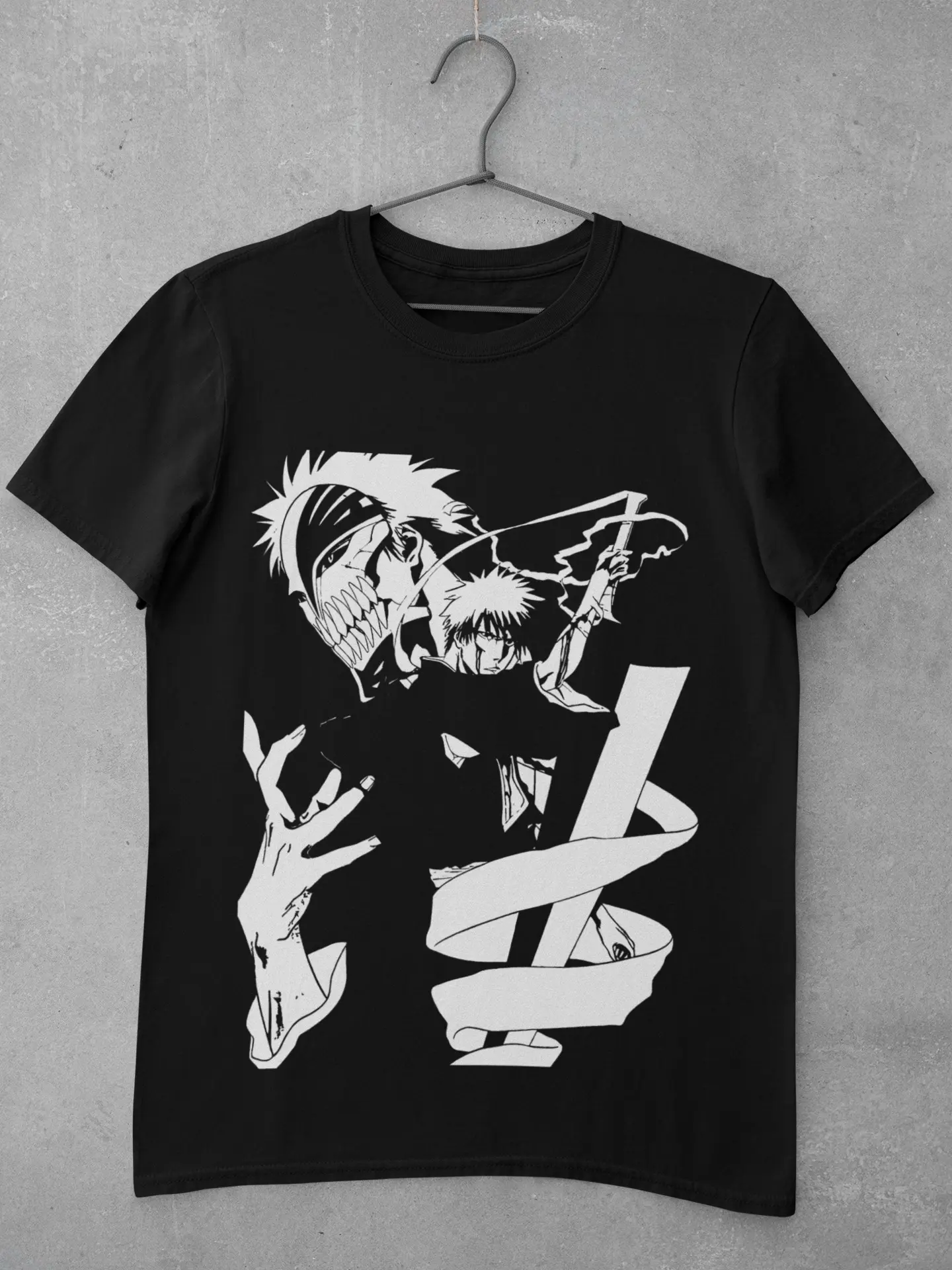 ICHIGO BLEACH ANIME T-SHIRT MANGA GIFT PRESENT UNISEX TOP SOFT COTTON Crewneck Casual