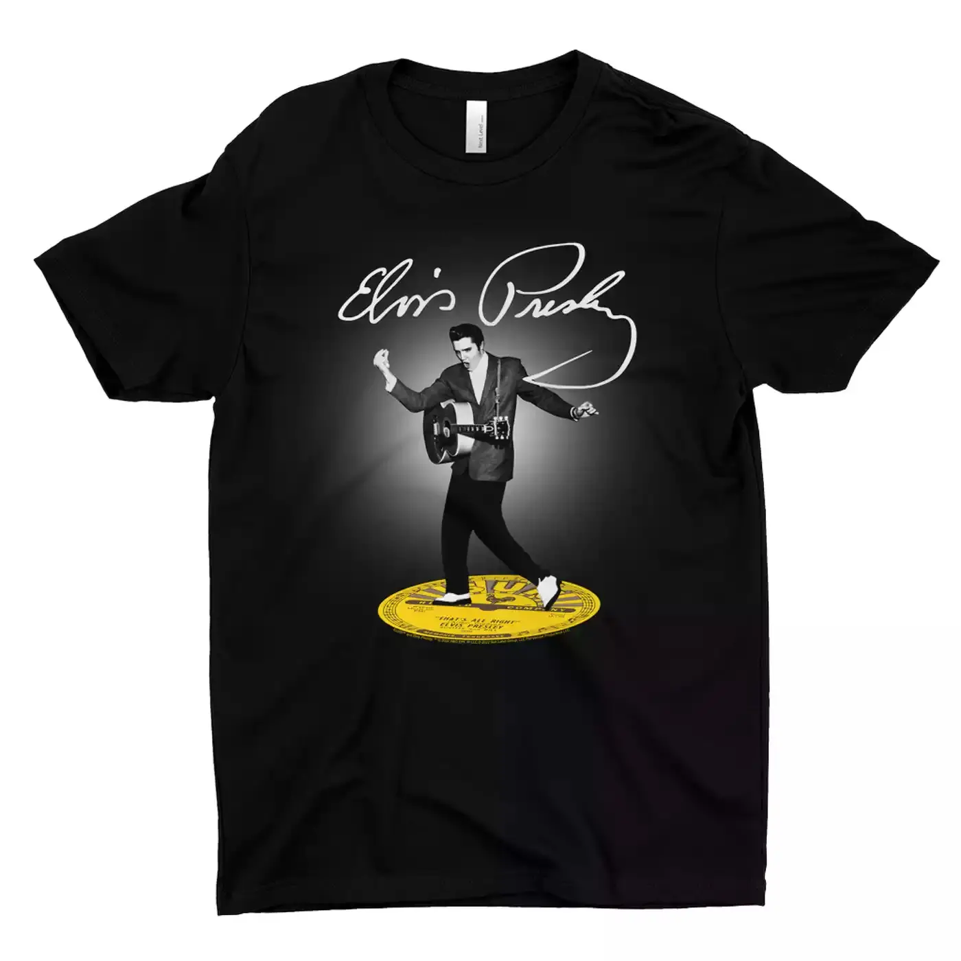 Elvis Presley T-Shirt _ Signature Stepping On Hits Elvis Presley Shirt Menswear Soft