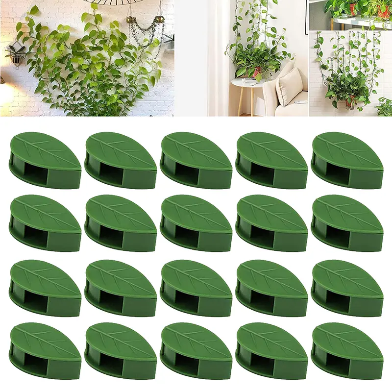 10PCS Climbing Plant Wall Clips Invisible Fixture Hook Clip Vine Sticky Vines 0