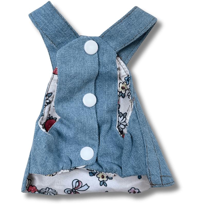 Cute Summer Denim Dog Dress 6