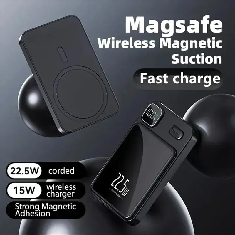 3000000mAh Battery Pack MagSafe Wireless Charging Power Bank For iPhone 13/14 portable charger Accessories Compact Smartphone Chargeable power  bank magnetic power  bank  charger 4