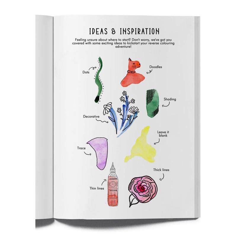 Mandalas in Reverse Colouring Book - You Draw The Line Doodle Abstract Mandala Art Pattern, 54 Pages - Calming Mindfulness coloringbook for adults coloringpages colouring  books viral  coloring 2
