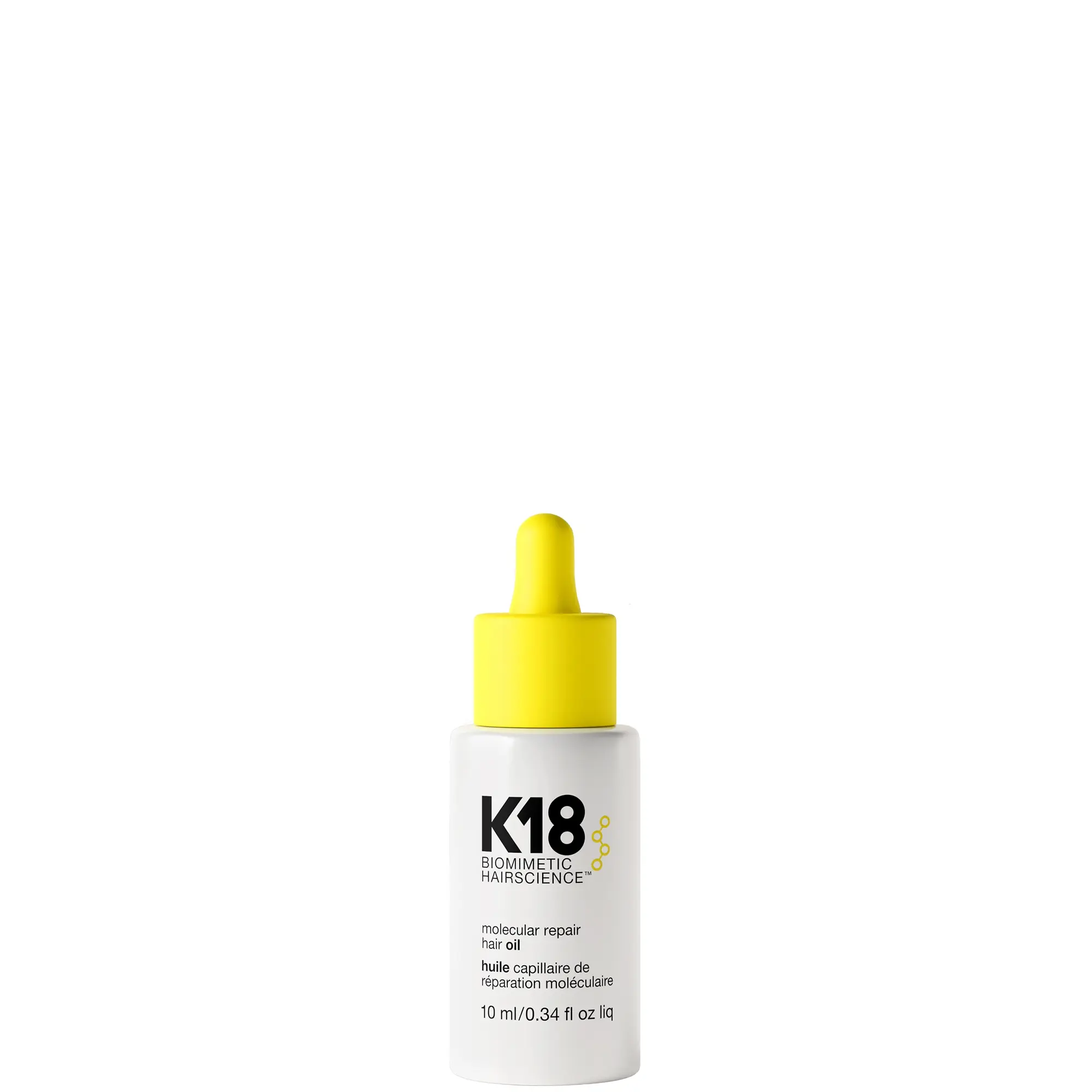 K18 Biomimetic Hairscience Molecular Repair Hair Oil 10ml Haircare Lightweight Sunflower Avocado