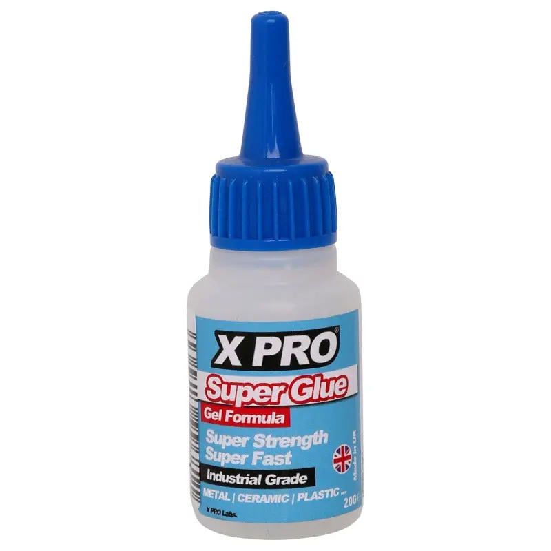 XPRO High Strength All-Purpose Super Glue Non-Drip Gel 20g - Fast-Acting Industrial-Grade Adhesive 1