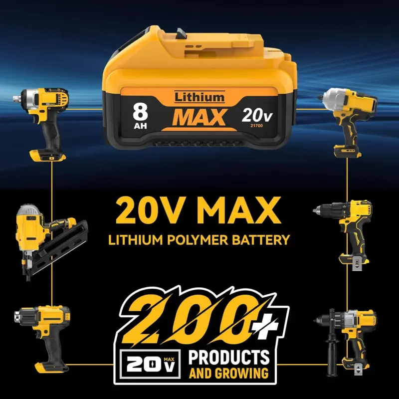 2X For DEWALT DCB184 18V 9.0Ah Li-ion Battery 18Volt Max XR DCB182 DCB183 DCB200 5
