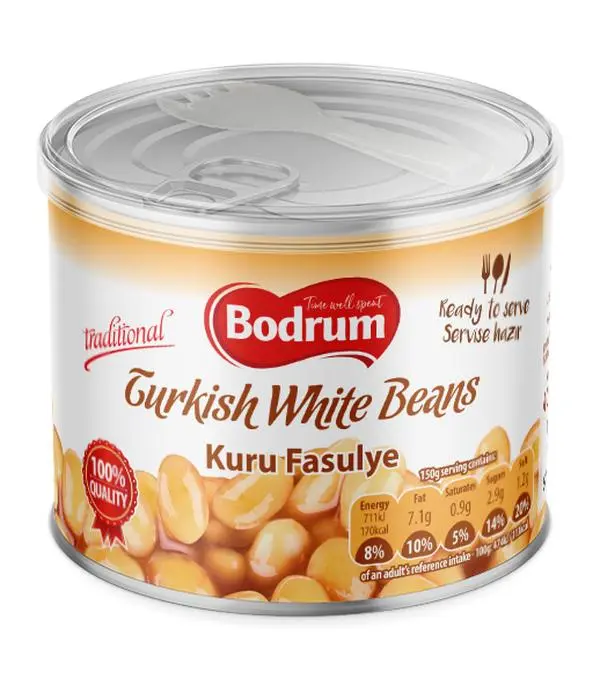Bodrum Ready Meal Turkish White Beans 400g 0