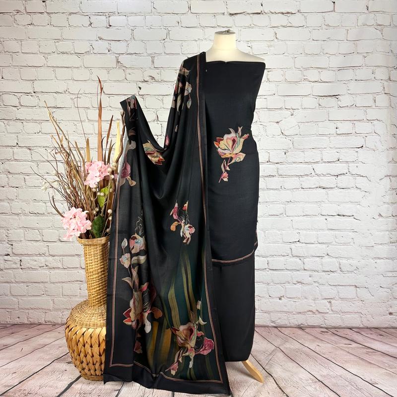 Digital Floral Garam Suit 2